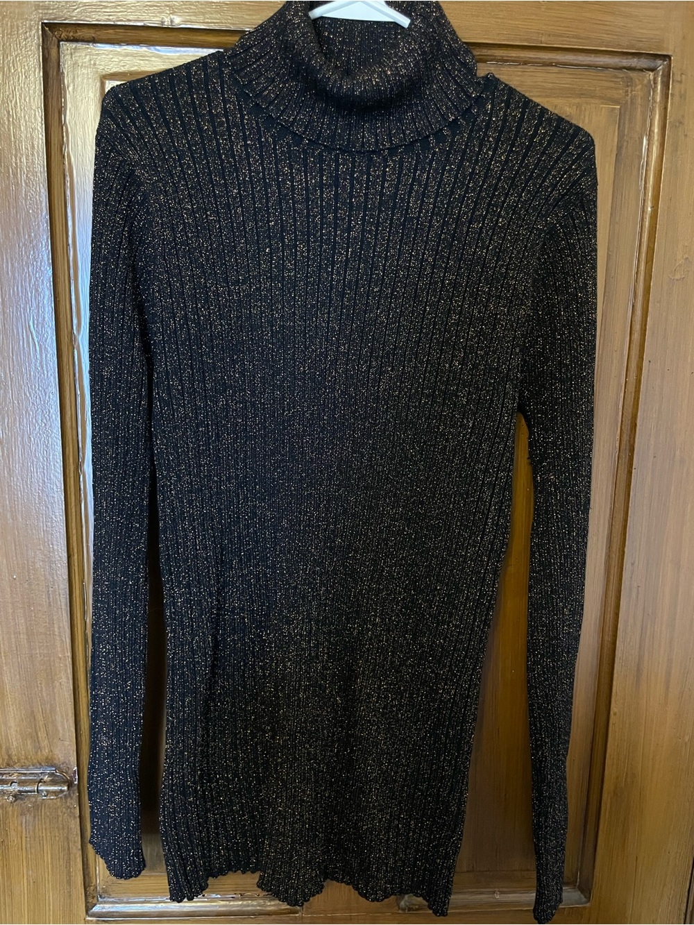 Clifford & Willis Metallic Turtleneck Sweater